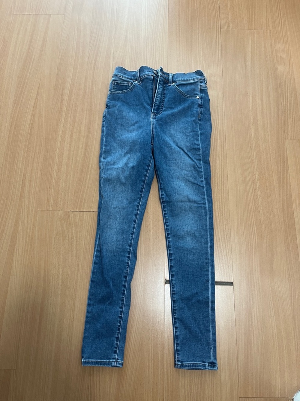 Express Women's Slim Fit Blue Jeans